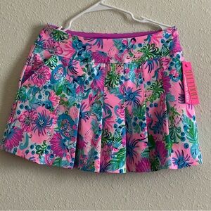 Lilly Pulitzer skort luxletic Mandavilla baby paradise petals
